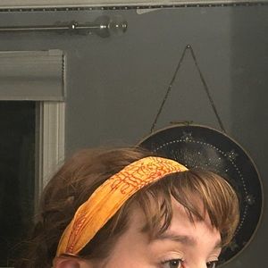 Orange Boho Headband